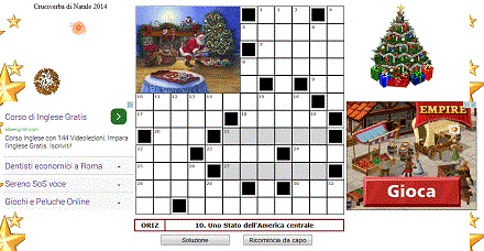 Cruciverba Di Natale On Line