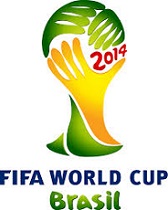 La coppa del Campionato del Mondo di calcio 2014