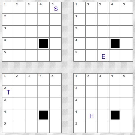 Cruciverba quadruplo
